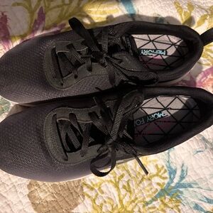 Skechers Black Slip-On Sneakers